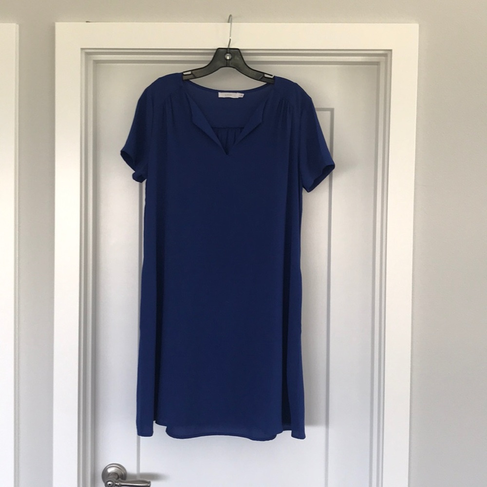 Lush crepe shift dress